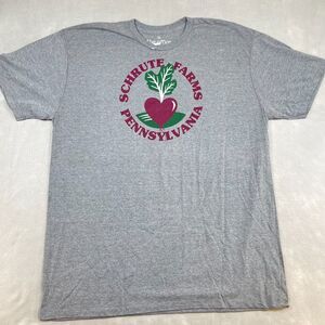 The Office Schrute Farms T-Shirt Womens Size 3X Ripple Junction Heather Gray Tee